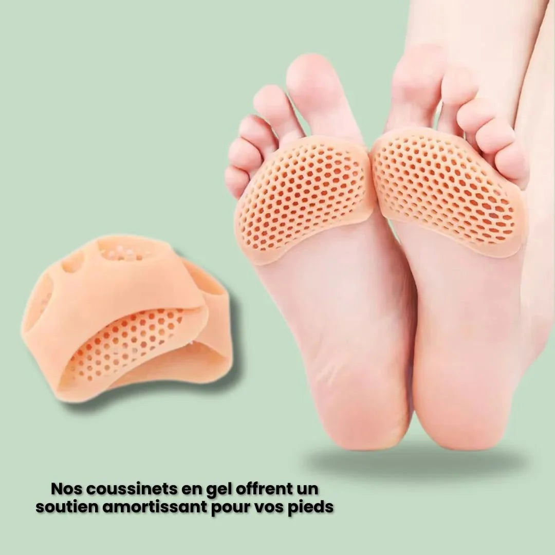 Podisana coussinet metatarsien silicone materiau souple qui apaise les zones sensibles