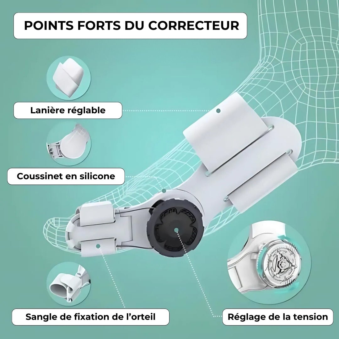 Correcteur Hallux Valgus Ajustable