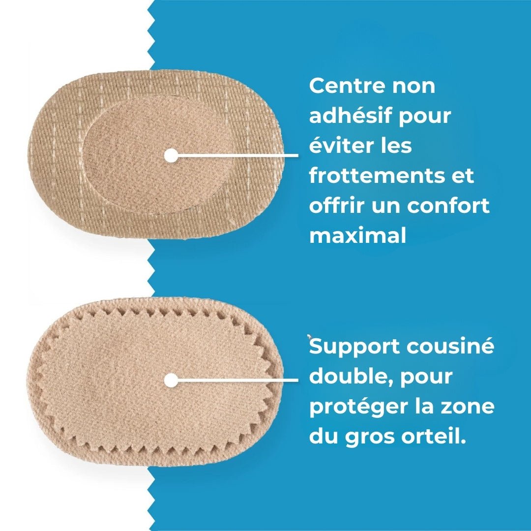Podisana patch anti frottement oignon detail matiere premium qui protege la peau