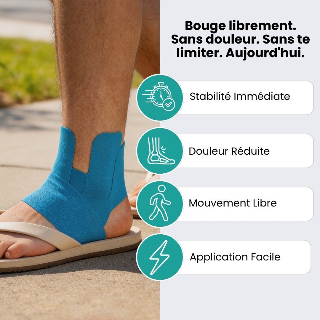Podisana chevillere strap fasciite solution discrete qui contribue au bien-etre