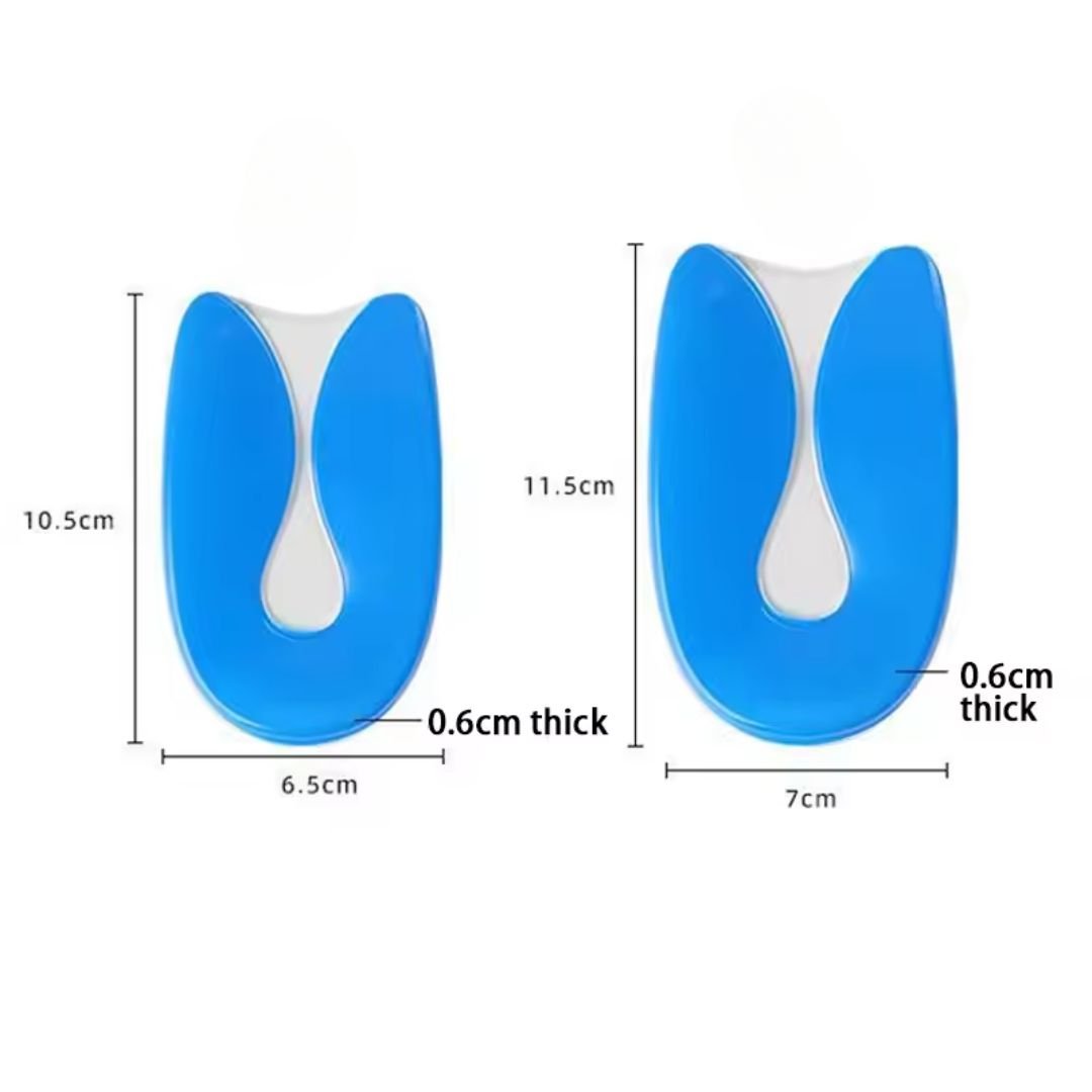 talonnette gel fasciite Podisana usage quotidien pour soutenir le pied