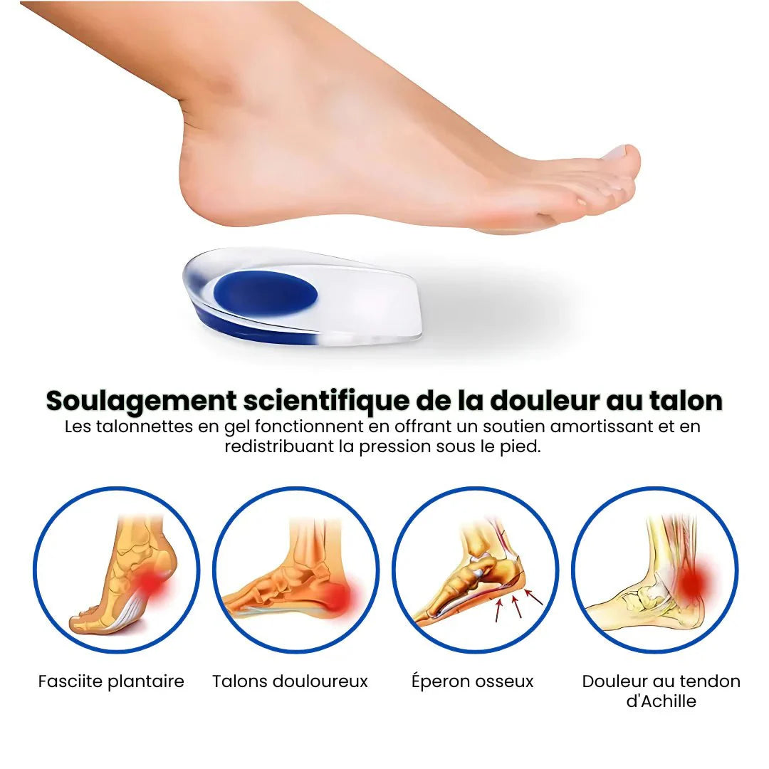 Talonnette Silicone - Vue